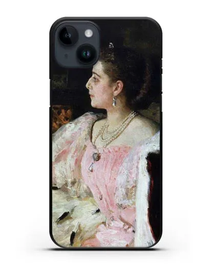 Чехол Портрет графини Н. П. Головиной (Репин Илья) силиконовый для iPhone 14 Plus