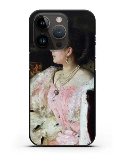 Чехол Портрет графини Н. П. Головиной (Репин Илья) силиконовый для iPhone 14 Pro