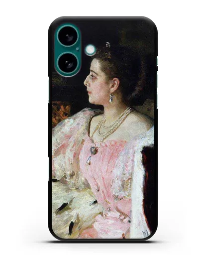 Чехол Портрет графини Н. П. Головиной (Репин Илья) силиконовый для iPhone 16 Plus