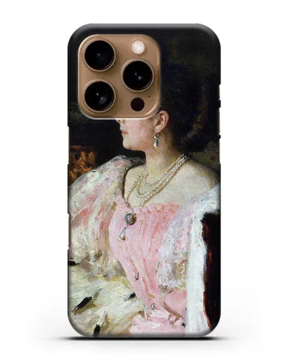 Чехол Портрет графини Н. П. Головиной (Репин Илья) силиконовый для iPhone 16 Pro