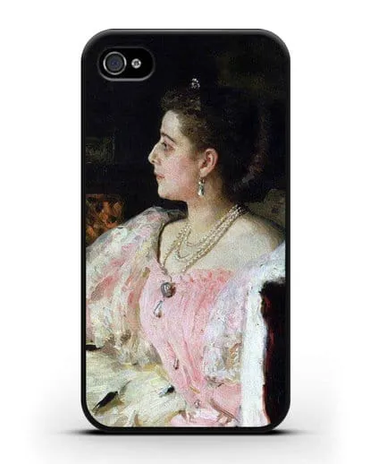 Чехол Портрет графини Н. П. Головиной (Репин Илья) силиконовый для iPhone 4/4s
