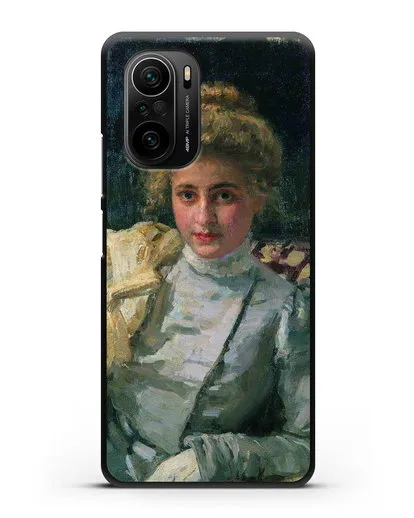 Чехол Блондинка (Портрет Ольги Тевяшевой) (Репин Илья) силиконовый для Xiaomi Poco F3
