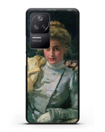 Чехол Блондинка (Портрет Ольги Тевяшевой) (Репин Илья) силиконовый для Xiaomi Poco F4