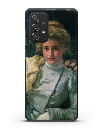 Чехол Блондинка (Портрет Ольги Тевяшевой) (Репин Илья) силиконовый для Samsung Galaxy A53