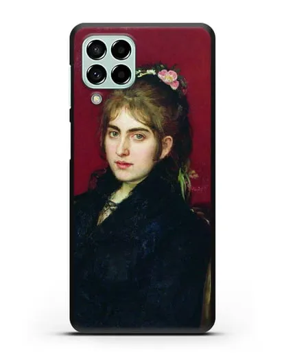 Чехол Портрет жительницы Чугуева С. Л. Любицкой (Репин Илья) силиконовый для Samsung Galaxy M53 [SM-M536]