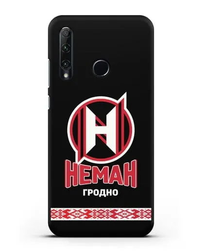 Чехол с логотипом и надписью ХК Неман Гродно силиконовый для Honor 20e