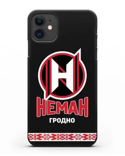Чехол с логотипом и надписью ХК Неман Гродно силиконовый для iPhone 11