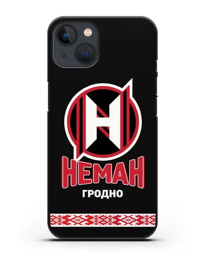 Чехол с логотипом и надписью ХК Неман Гродно силиконовый для iPhone 13 Mini