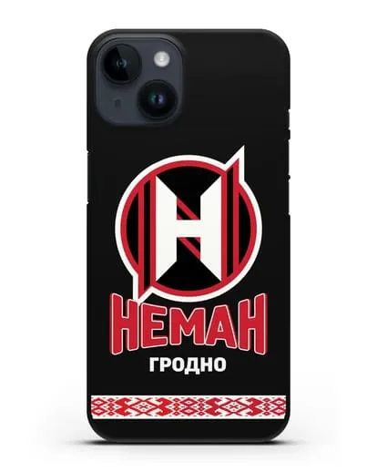 Чехол с логотипом и надписью ХК Неман Гродно силиконовый для iPhone 14