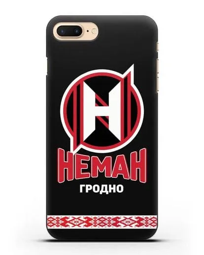 Чехол с логотипом и надписью ХК Неман Гродно силиконовый для iPhone 8 Plus
