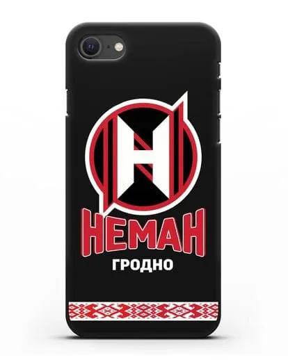 Чехол с логотипом и надписью ХК Неман Гродно силиконовый для iPhone SE 2020