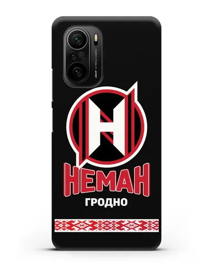 Чехол с логотипом и надписью ХК Неман Гродно силиконовый для Xiaomi Poco F3