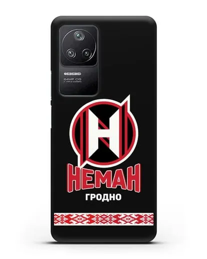 Чехол с логотипом и надписью ХК Неман Гродно силиконовый для Xiaomi Poco F4