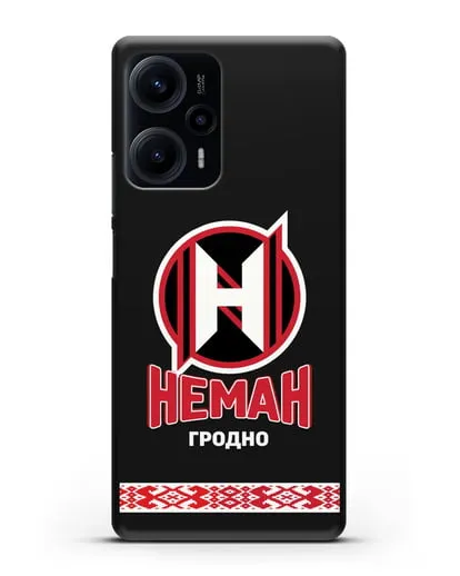 Чехол с логотипом и надписью ХК Неман Гродно силиконовый для Xiaomi Poco F5