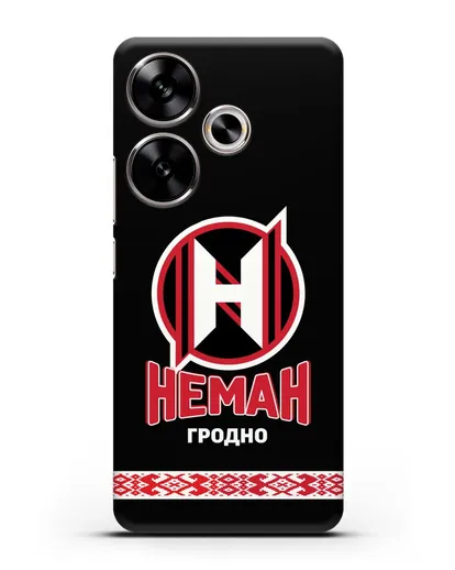 Чехол с логотипом и надписью ХК Неман Гродно силиконовый для Xiaomi Poco F6