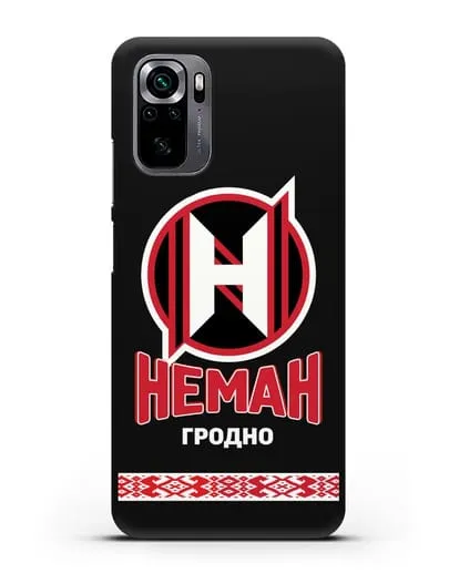 Чехол с логотипом и надписью ХК Неман Гродно силиконовый для Xiaomi Poco M5s