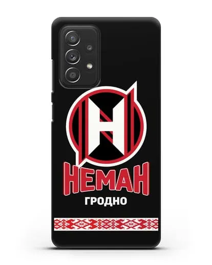 Чехол с логотипом и надписью ХК Неман Гродно силиконовый для Samsung Galaxy A53