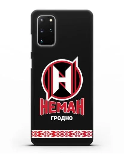 Чехол с логотипом и надписью ХК Неман Гродно силиконовый для Samsung Galaxy S20 Plus [SM-G985F]