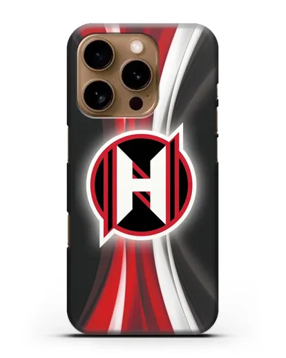 Чехол с логотипом ХК Неман Гродно силиконовый для iPhone 16 Pro