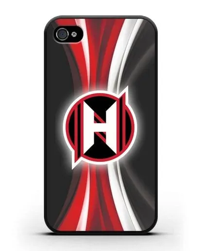 Чехол с логотипом ХК Неман Гродно силиконовый для iPhone 4/4s