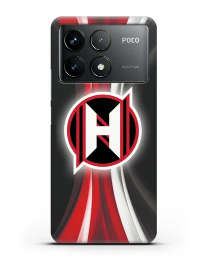 Чехол с логотипом ХК Неман Гродно силиконовый для Xiaomi Poco F6 Pro