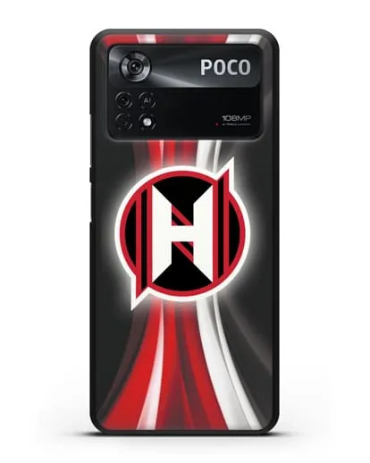 Чехол с логотипом ХК Неман Гродно силиконовый для Xiaomi Poco X4 Pro