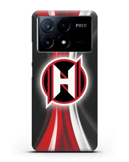 Чехол с логотипом ХК Неман Гродно силиконовый для Xiaomi Poco X6 Pro