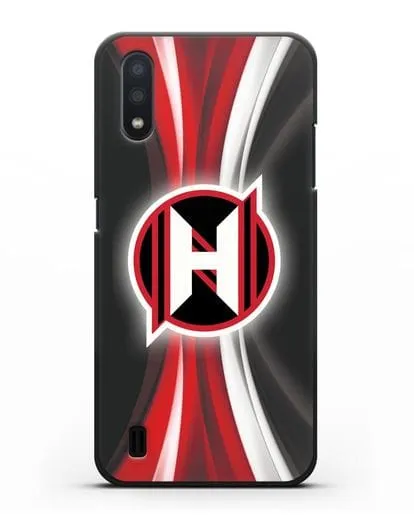 Чехол с логотипом ХК Неман Гродно силиконовый для Samsung Galaxy A01 [SM-A015F]