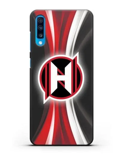 Чехол с логотипом ХК Неман Гродно силиконовый для Samsung Galaxy A70 [SM-A705F]