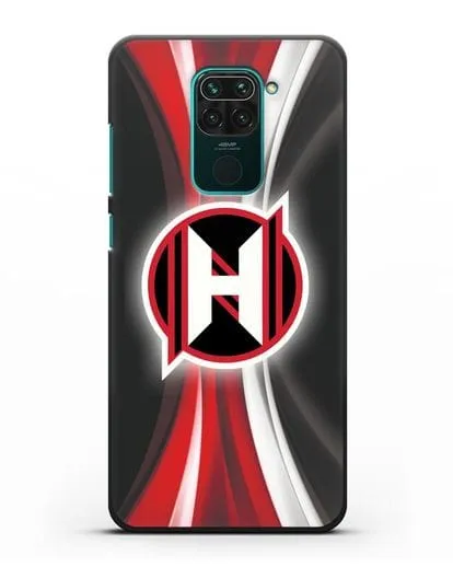Чехол с логотипом ХК Неман Гродно силиконовый для Xiaomi Redmi Note 9