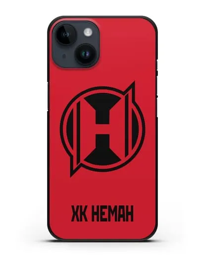 Чехол с эмблемой ХК Неман Гродно силиконовый для iPhone 14