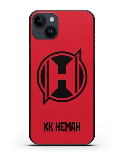 Чехол с эмблемой ХК Неман Гродно силиконовый для iPhone 14 Plus