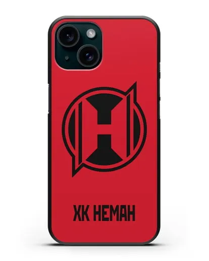 Чехол с эмблемой ХК Неман Гродно силиконовый для iPhone 15