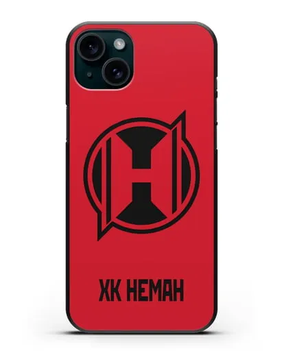 Чехол с эмблемой ХК Неман Гродно силиконовый для iPhone 15 Plus