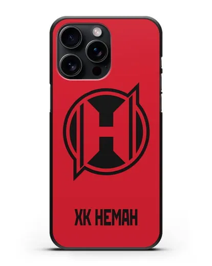 Чехол с эмблемой ХК Неман Гродно силиконовый для iPhone 15 Pro Max