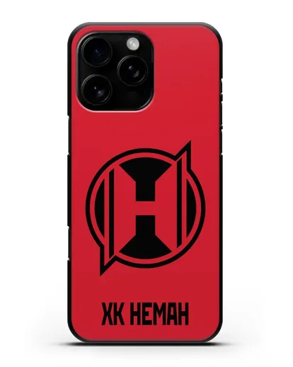 Чехол с эмблемой ХК Неман Гродно силиконовый для iPhone 16 Pro Max