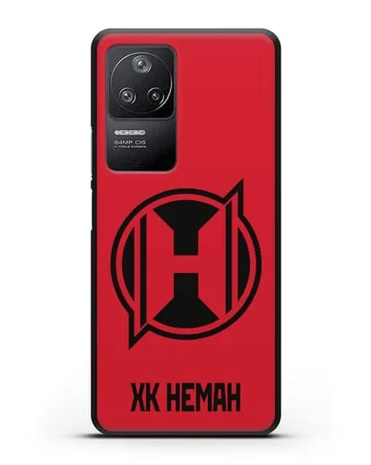 Чехол с эмблемой ХК Неман Гродно силиконовый для Xiaomi Poco F4