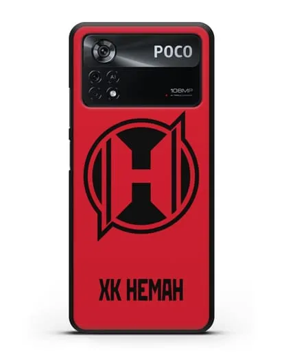 Чехол с эмблемой ХК Неман Гродно силиконовый для Xiaomi Poco X4 Pro