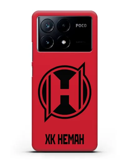 Чехол с эмблемой ХК Неман Гродно силиконовый для Xiaomi Poco X6 Pro