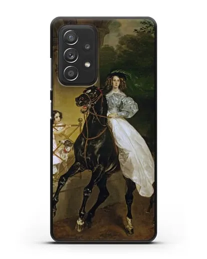 Чехол Всадница (Брюллов Карл) силиконовый для Samsung Galaxy A53