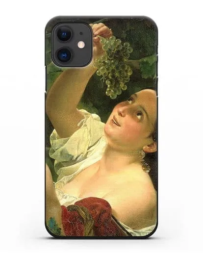 Чехол Итальянский полдень (Брюллов Карл) силиконовый для iPhone 11