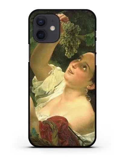 Чехол Итальянский полдень (Брюллов Карл) силиконовый для iPhone 12