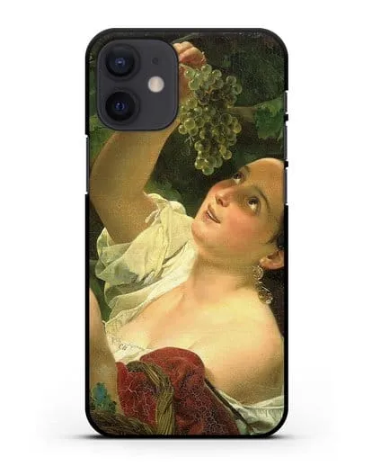 Чехол Итальянский полдень (Брюллов Карл) силиконовый для iPhone 12 mini