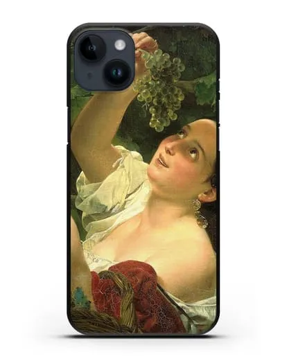 Чехол Итальянский полдень (Брюллов Карл) силиконовый для iPhone 14 Plus
