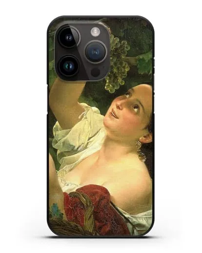 Чехол Итальянский полдень (Брюллов Карл) силиконовый для iPhone 14 Pro