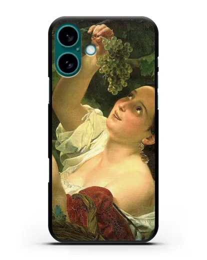 Чехол Итальянский полдень (Брюллов Карл) силиконовый для iPhone 16 Plus