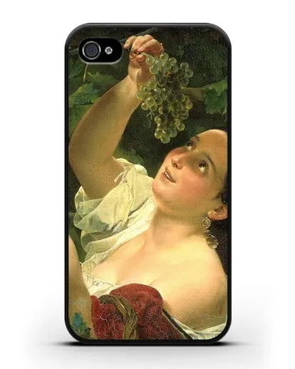 Чехол Итальянский полдень (Брюллов Карл) силиконовый для iPhone 4/4s