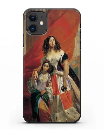 Чехол Портрет графини Юлии Павловны Самойловой (Брюллов Карл) силиконовый для iPhone 11