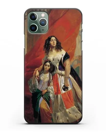 Чехол Портрет графини Юлии Павловны Самойловой (Брюллов Карл) силиконовый для iPhone 11 Pro Max