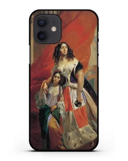 Чехол Портрет графини Юлии Павловны Самойловой (Брюллов Карл) силиконовый для iPhone 12